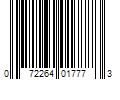 Barcode Image for UPC code 072264017773