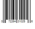 Barcode Image for UPC code 072264310256