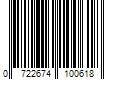 Barcode Image for UPC code 0722674100618