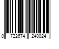 Barcode Image for UPC code 0722674240024