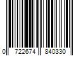 Barcode Image for UPC code 0722674840330