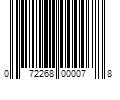 Barcode Image for UPC code 072268000078