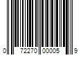 Barcode Image for UPC code 072270000059. Product Name: 