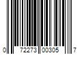 Barcode Image for UPC code 072273003057