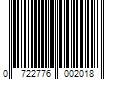 Barcode Image for UPC code 0722776002018