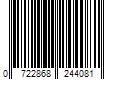 Barcode Image for UPC code 0722868244081