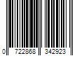 Barcode Image for UPC code 0722868342923