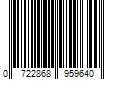 Barcode Image for UPC code 0722868959640