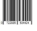 Barcode Image for UPC code 0722885534424