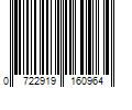 Barcode Image for UPC code 0722919160964