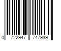 Barcode Image for UPC code 0722947747939