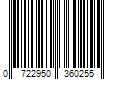 Barcode Image for UPC code 0722950360255