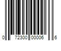 Barcode Image for UPC code 072300000066