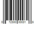 Barcode Image for UPC code 072300000318