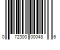 Barcode Image for UPC code 072300000486