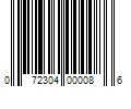 Barcode Image for UPC code 072304000086