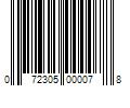 Barcode Image for UPC code 072305000078