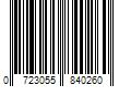 Barcode Image for UPC code 0723055840260