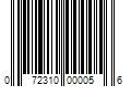 Barcode Image for UPC code 072310000056