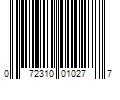 Barcode Image for UPC code 072310010277