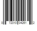 Barcode Image for UPC code 072310042612