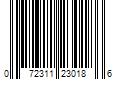 Barcode Image for UPC code 072311230186