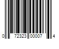 Barcode Image for UPC code 072323000074