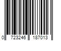 Barcode Image for UPC code 0723246187013