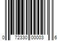 Barcode Image for UPC code 072330000036