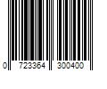 Barcode Image for UPC code 0723364300400