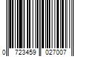 Barcode Image for UPC code 0723459027007