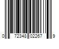 Barcode Image for UPC code 072348022679