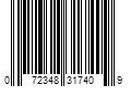 Barcode Image for UPC code 072348317409