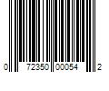 Barcode Image for UPC code 072350000542