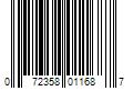 Barcode Image for UPC code 072358011687