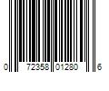 Barcode Image for UPC code 072358012806