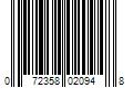 Barcode Image for UPC code 072358020948