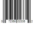 Barcode Image for UPC code 072358023352