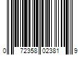 Barcode Image for UPC code 072358023819