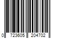 Barcode Image for UPC code 0723605204702