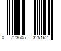 Barcode Image for UPC code 0723605325162