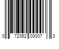 Barcode Image for UPC code 072362000073