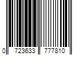 Barcode Image for UPC code 0723633777810