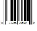 Barcode Image for UPC code 072365005099