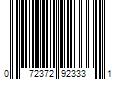 Barcode Image for UPC code 072372923331