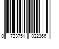 Barcode Image for UPC code 0723751022366