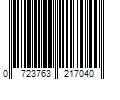 Barcode Image for UPC code 0723763217040