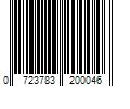 Barcode Image for UPC code 0723783200046