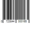 Barcode Image for UPC code 0723844000165