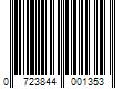 Barcode Image for UPC code 0723844001353